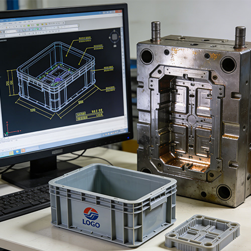 Chiny Indywidualne formowanie wtryskowe do skrzynek z tworzyw sztucznych