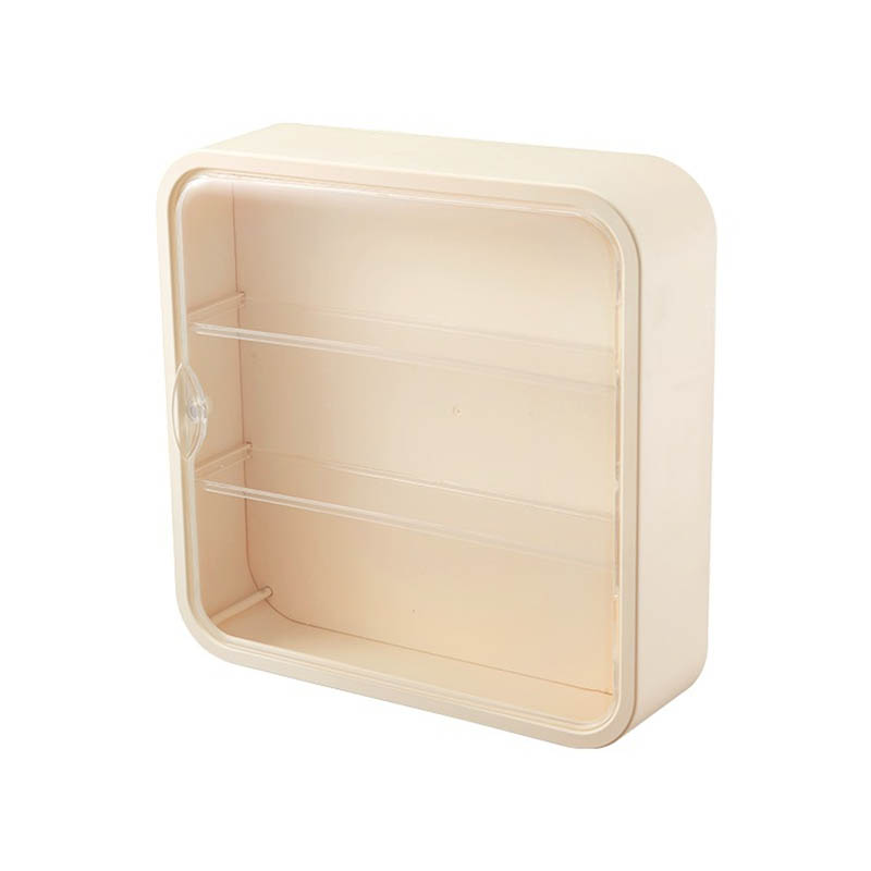 Transparent plastic display cabinet molding