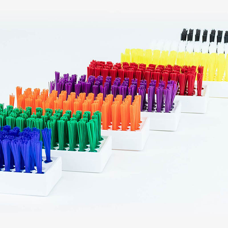 Plastic lab brushes molding