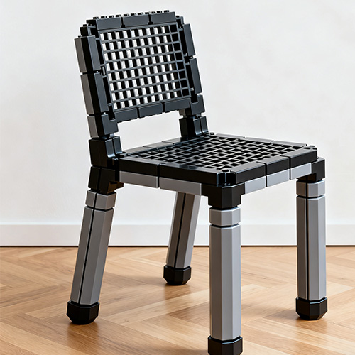 Krzesła meblowe formowane wtryskowo